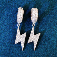 Thumbnail for Diamond Lightning Drop Earrings - Different Drips