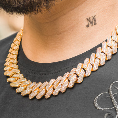 20mm Prong Cuban Chain - Different Drips
