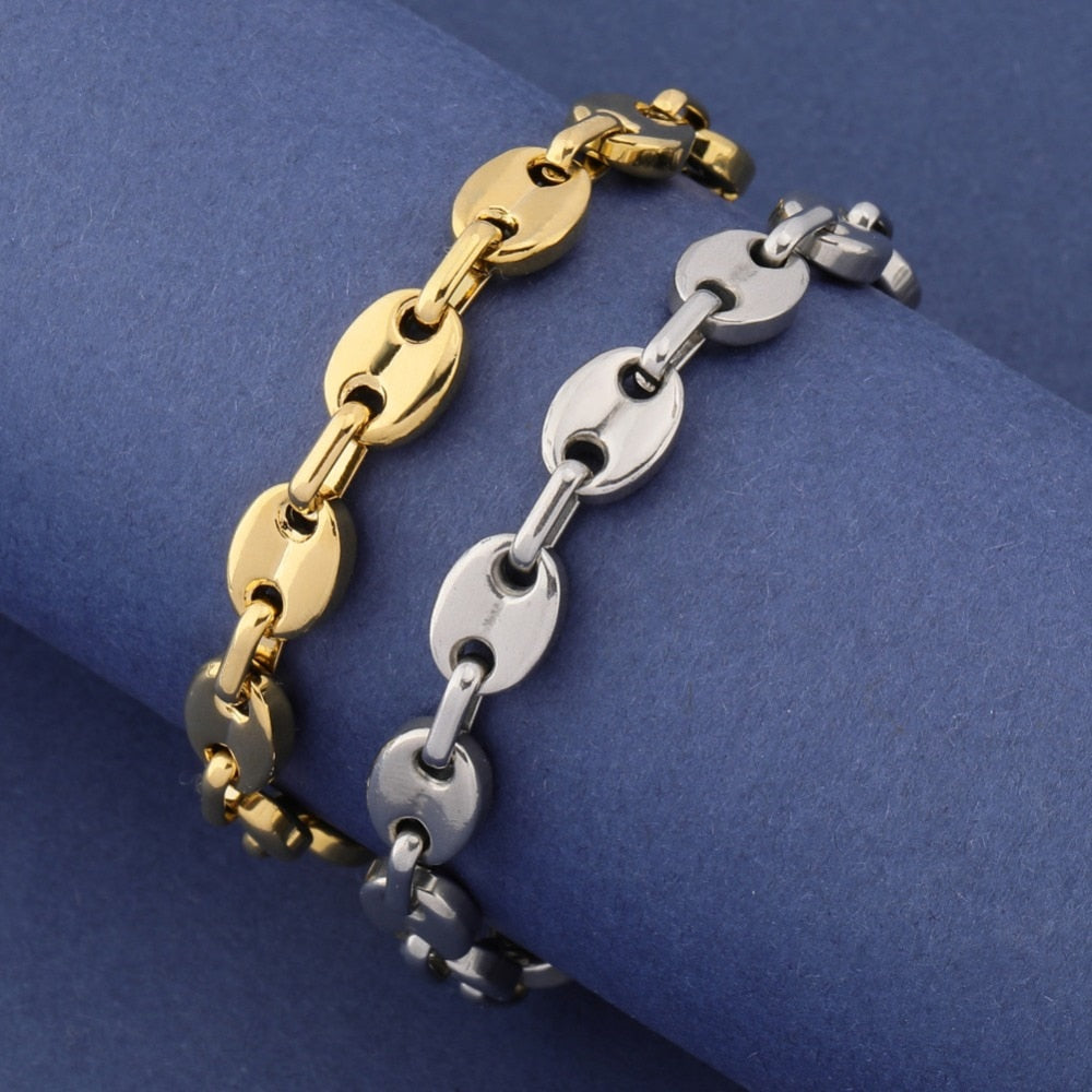 Puffed Mariner Link Bracelet - Harvey Oaks Jeweler
