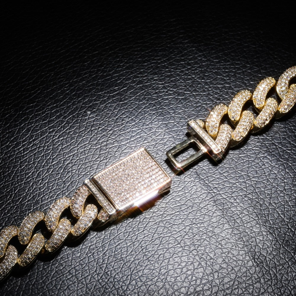 14mm Mariner Cuban Link Bracelet - Different Drips