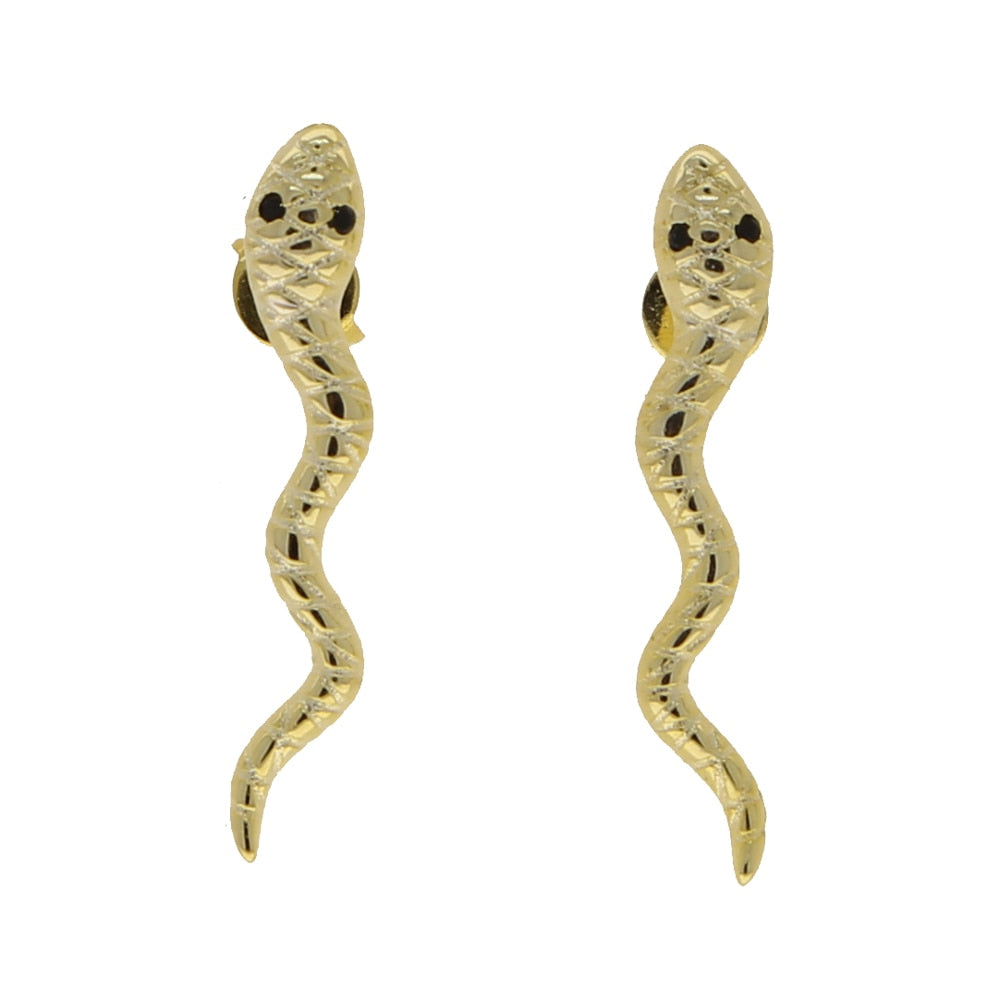 S925 Women's Snake Huggie Earrings - Different Drips