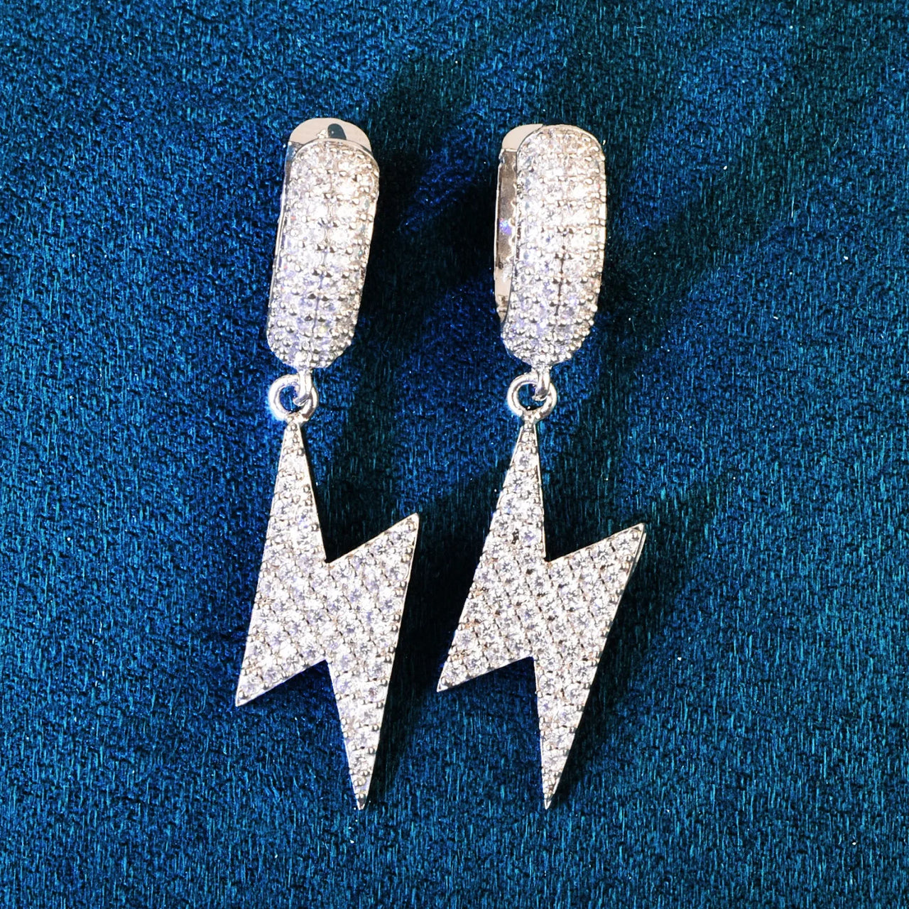 Diamond Lightning Drop Earrings - Different Drips