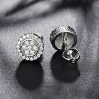 Thumbnail for 10mm S925 Moissanite Round Cut Stud Earrings - Different Drips