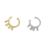 Thumbnail for S925 Women's Fringe Huggie Earrings - Different Drips