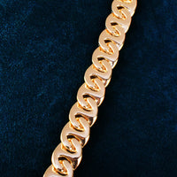 Thumbnail for 12mm Iced Mariner Link Bracelet - Different Drips