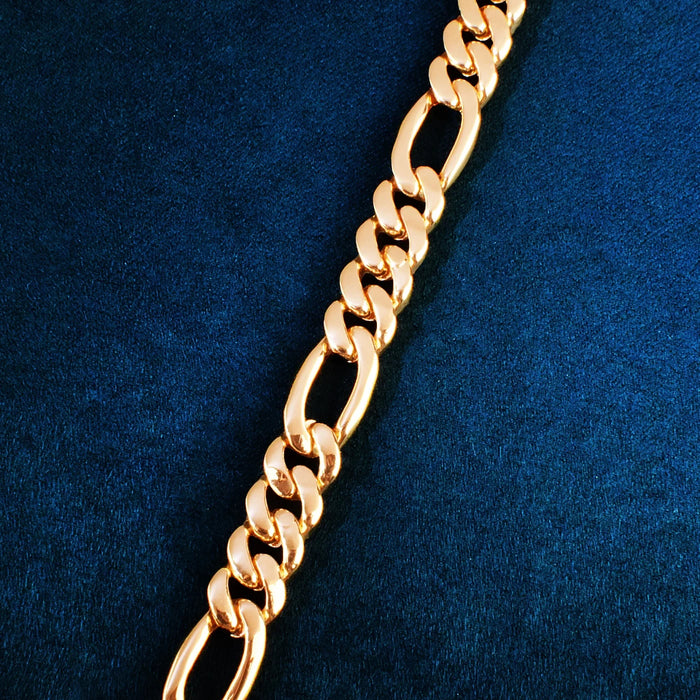 8mm Iced Figaro Link Bracelet - Different Drips