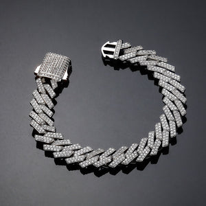 14mm Prong Cuban Link Bracelet - Different Drips