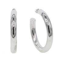 Thumbnail for S925 Women's Solid Hoop Earrings - Different Drips