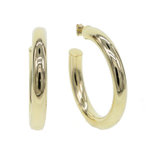 S925 Women's Solid Hoop Earrings - Different Drips