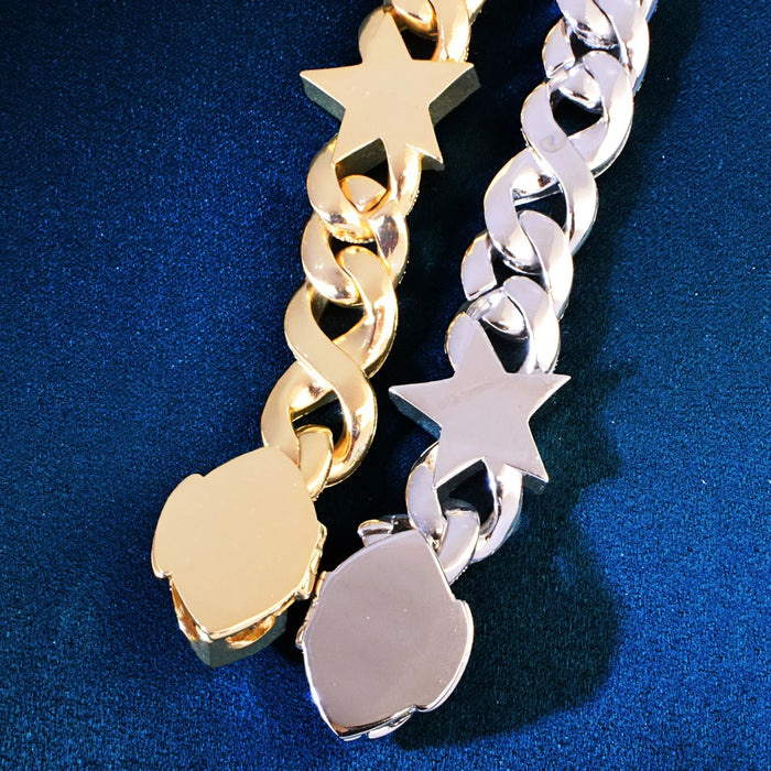 14mm Infinity Star Link Eye Clasp Bracelet - Different Drips