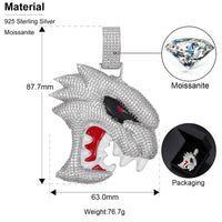 Thumbnail for S925 Moissanite Hellcat Pendant - Different Drips