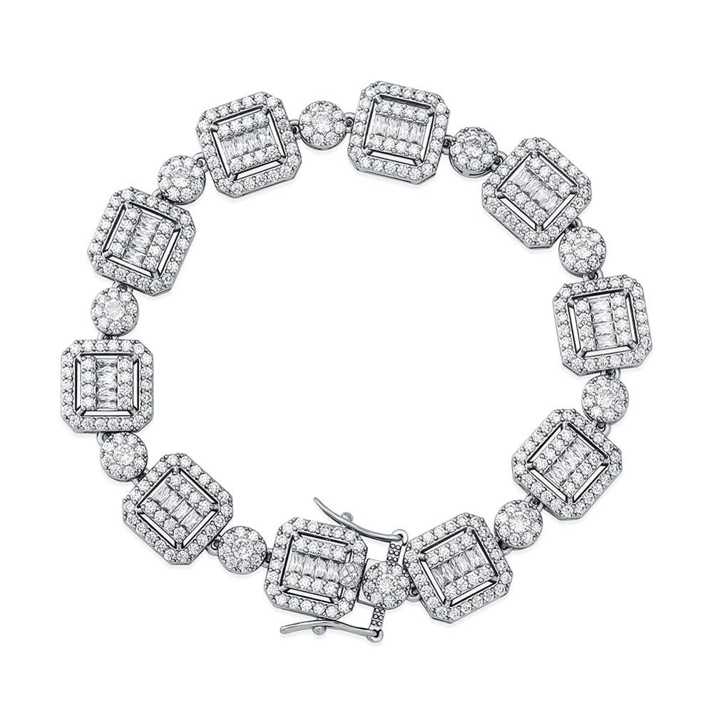 12mm Clustered Ball Link Bracelet - Different Drips
