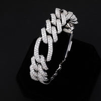 Thumbnail for 18mm Figaro Prong Cuban Link Bracelet - Different Drips