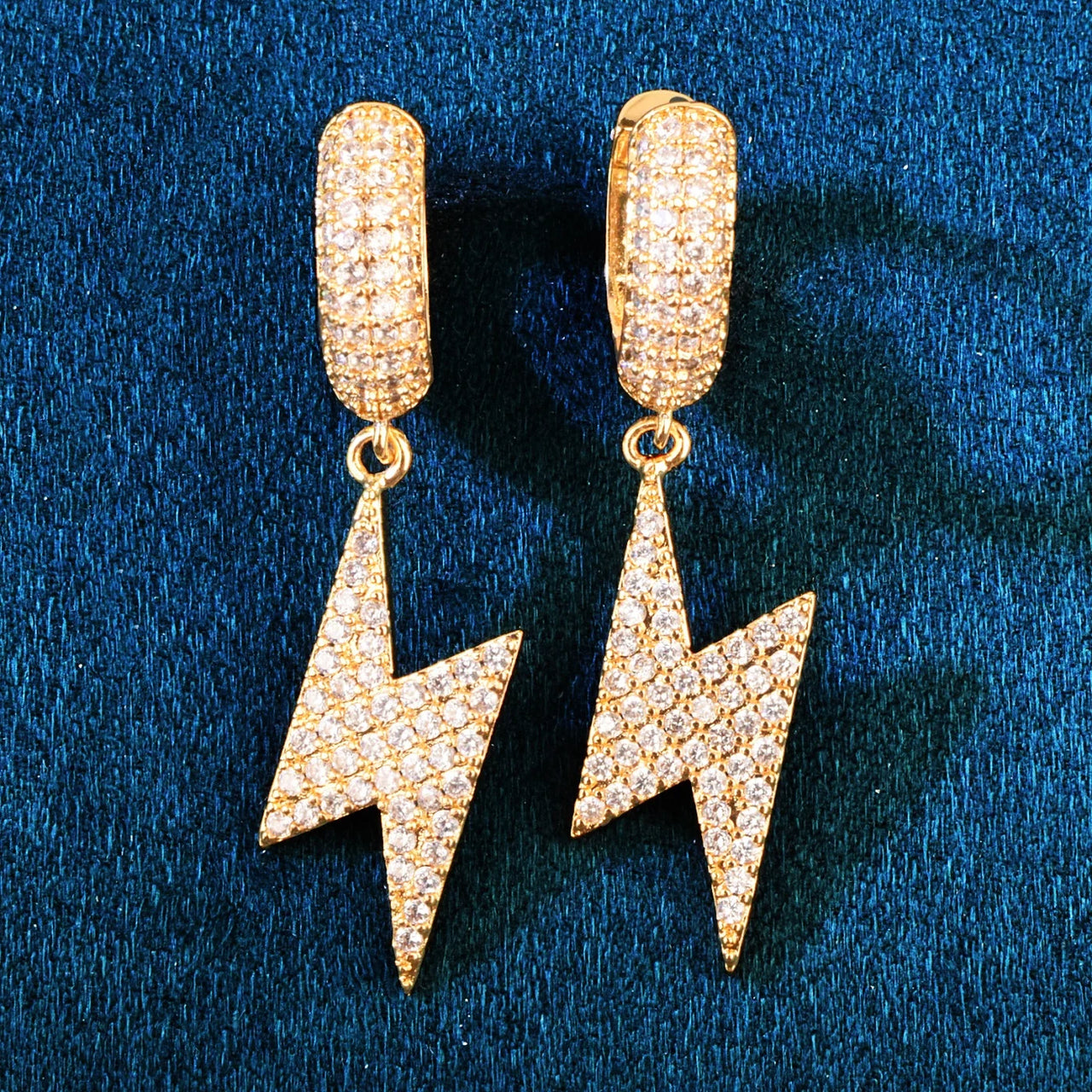 Diamond Lightning Drop Earrings - Different Drips