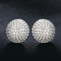 Thumbnail for S925 Moissanite Pave Disco Stud Earrings - Different Drips
