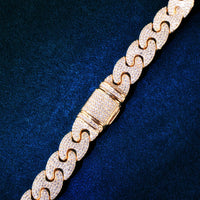 Thumbnail for 12mm Iced Mariner Link Chain - Different Drips