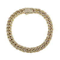 Thumbnail for 8mm Iced Miami Cuban Link Bracelet - Different Drips