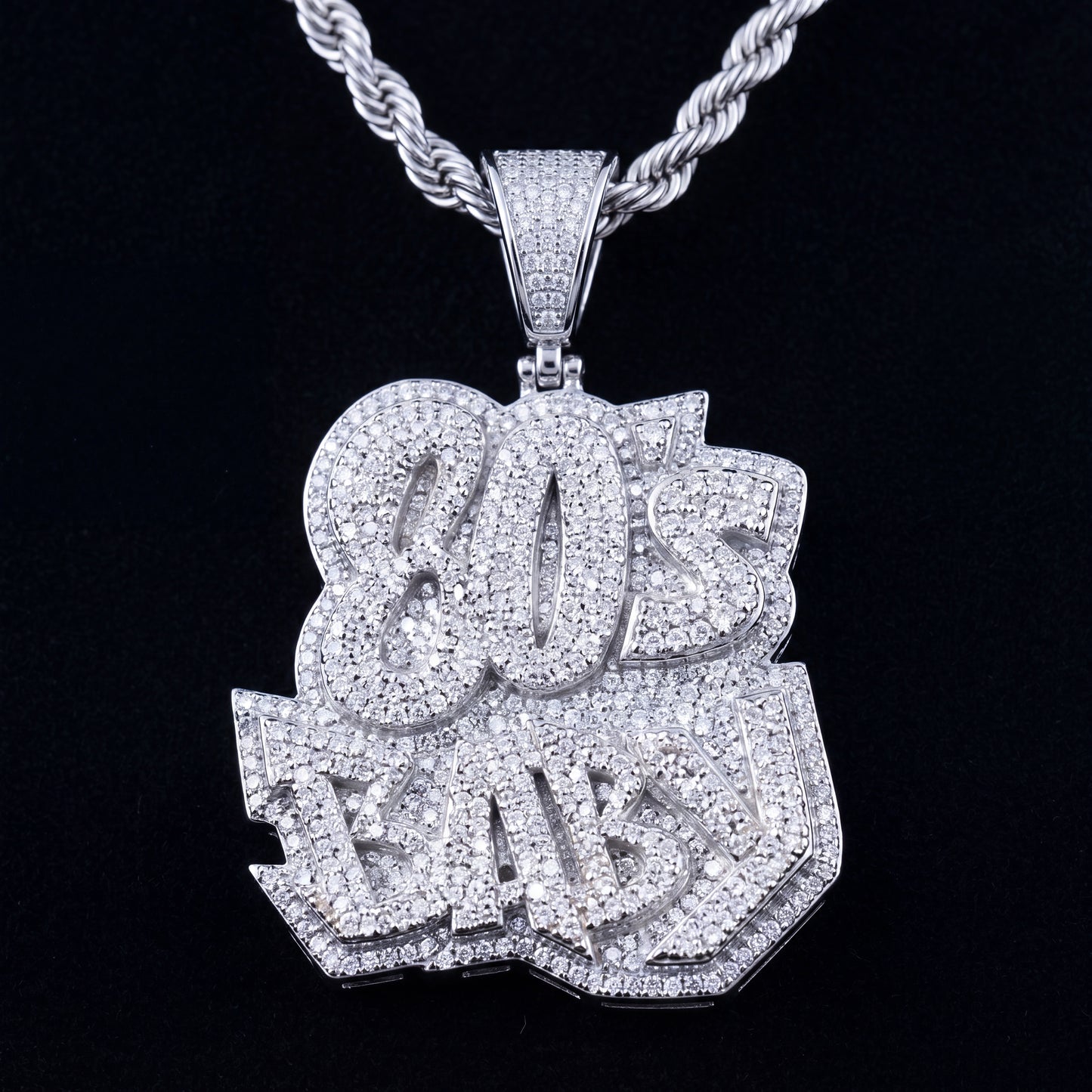 Iced Out 80'S BABY Pendant - Different Drips