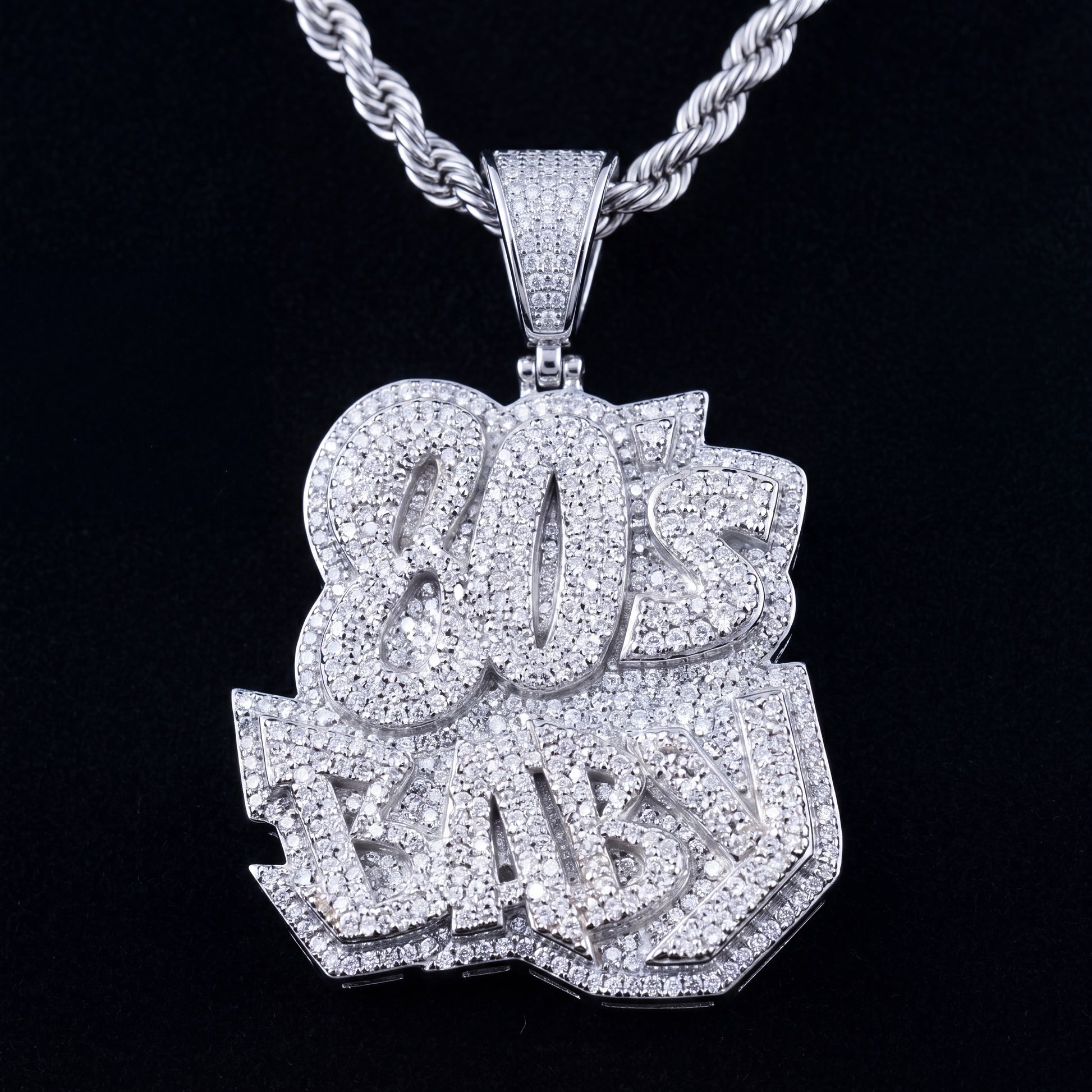 Iced Out 80'S BABY Pendant - Different Drips