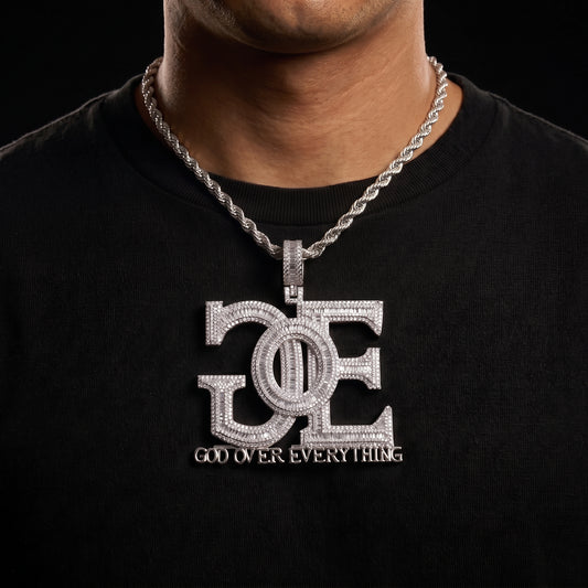 God Over Everything Pendant - Different Drips
