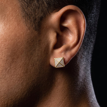 10mm Square Cut Umbrella Earrings - Different Drips