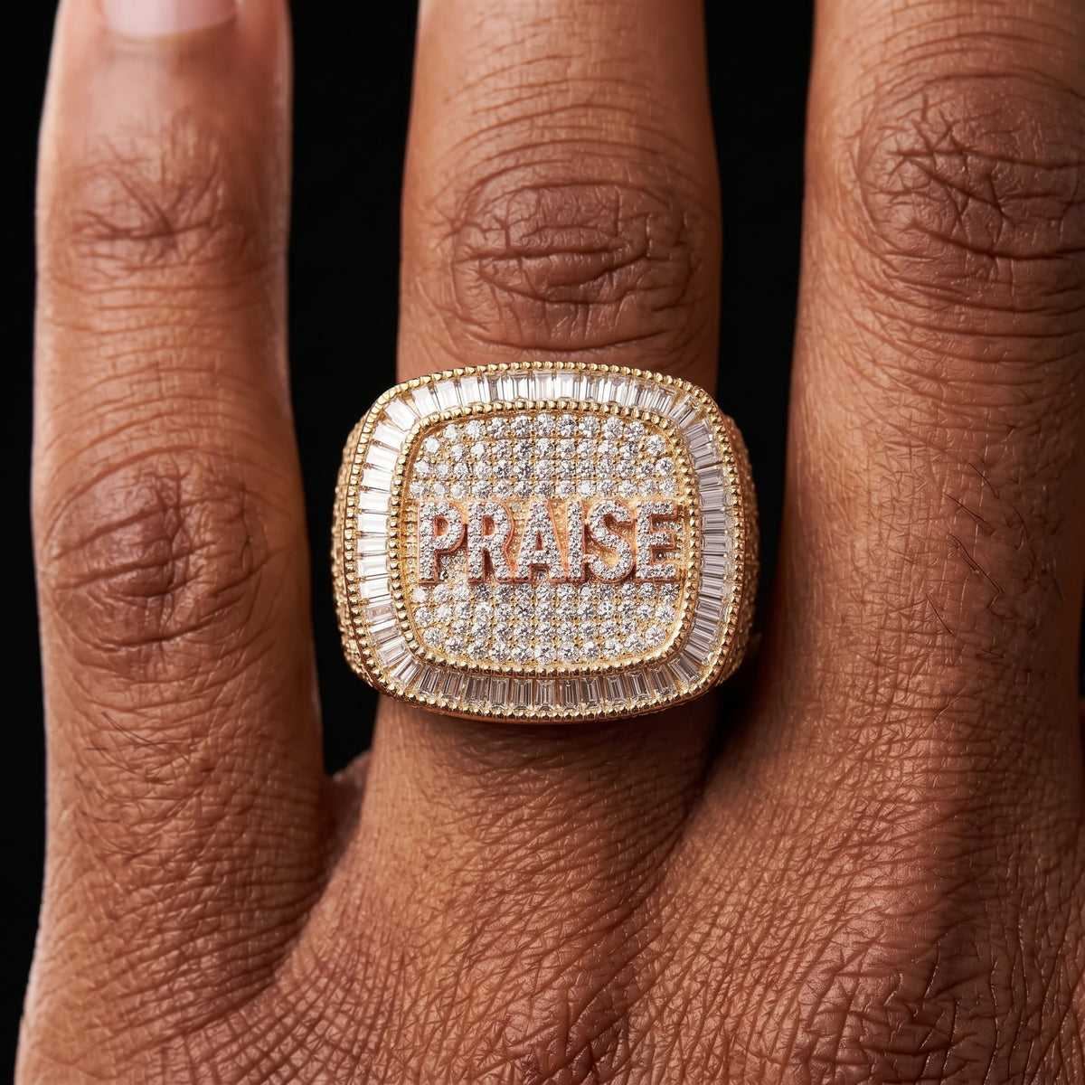 Custom Letter Championship Ring – view 4