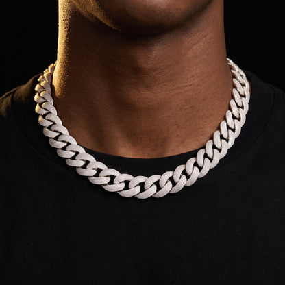 Fully Iced Rounded Miami Cuban Chain