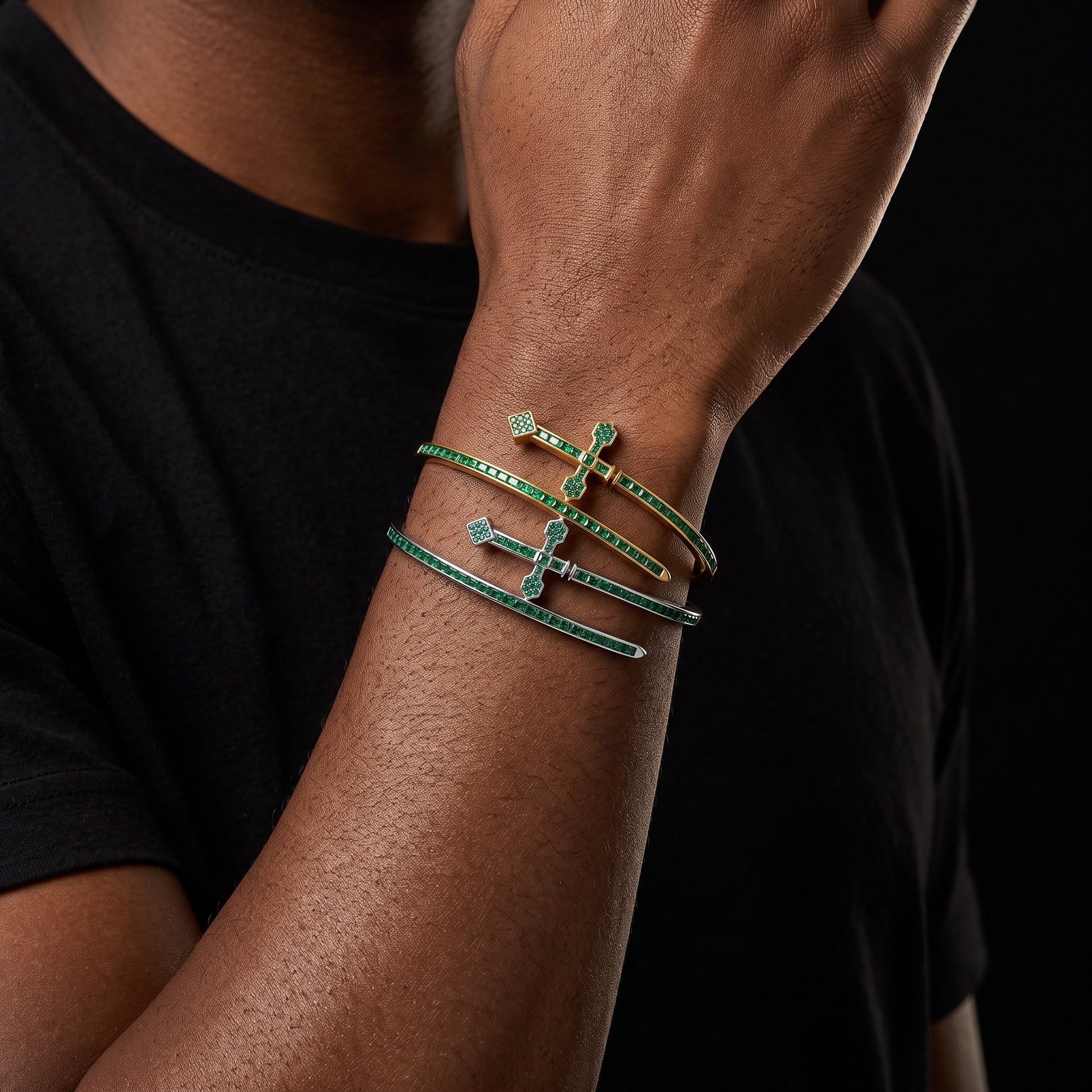 Baguette Knights Sword Bracelet - Different Drips