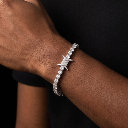 Iced Out Tennis Thorn Bracelet - Different Drips