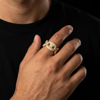 12mm Iced Mariner Link Ring - Different Drips