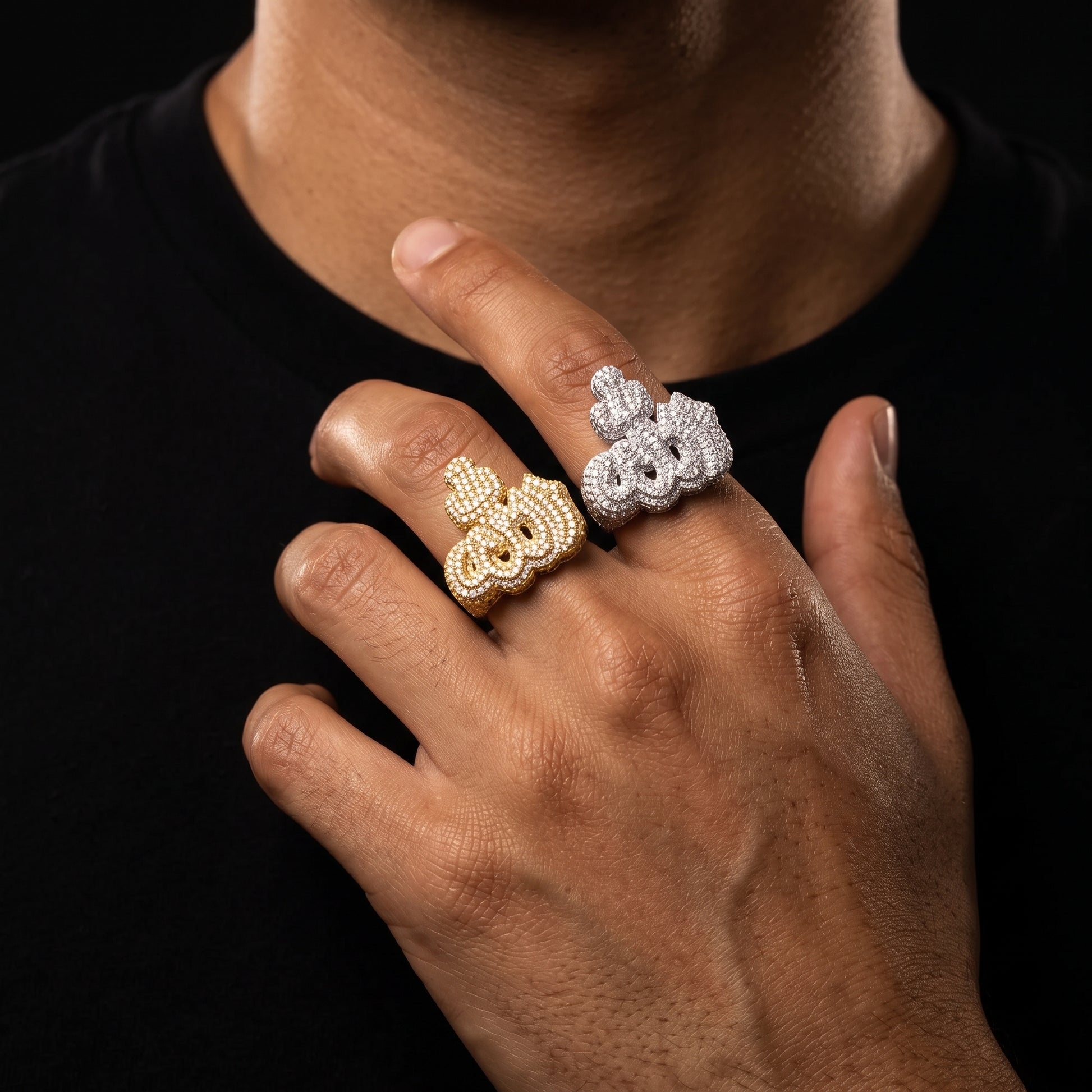 Diamond Allah Ring - Different Drips