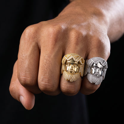 3D Jesus Head Ring - Different Drips