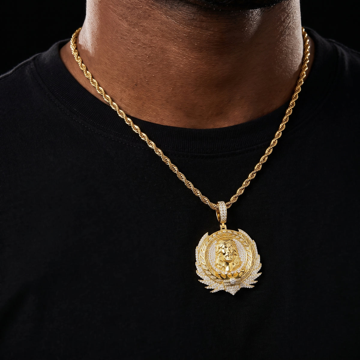 Laurel Halo Jesus Piece Medallion - Different Drips
