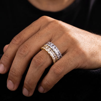 7mm Baguette Ring - Different Drips