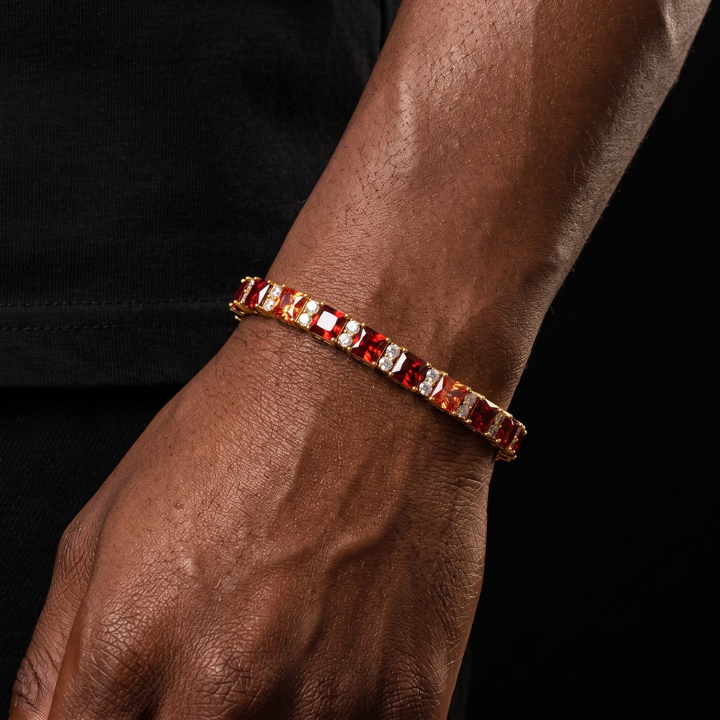 Ombré Princess-Cut Tennis Bracelet - Different Drips