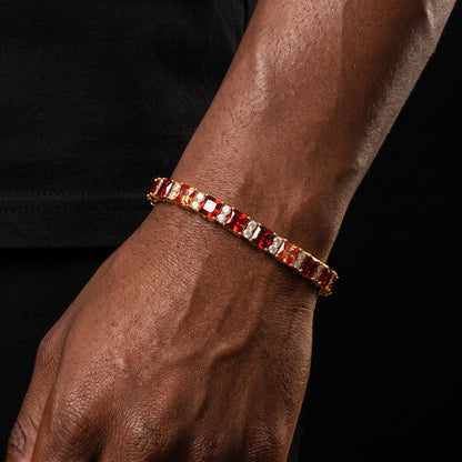 Ombré Princess-Cut Tennis Bracelet - Different Drips