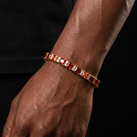 Ombré Princess-Cut Tennis Bracelet - Different Drips