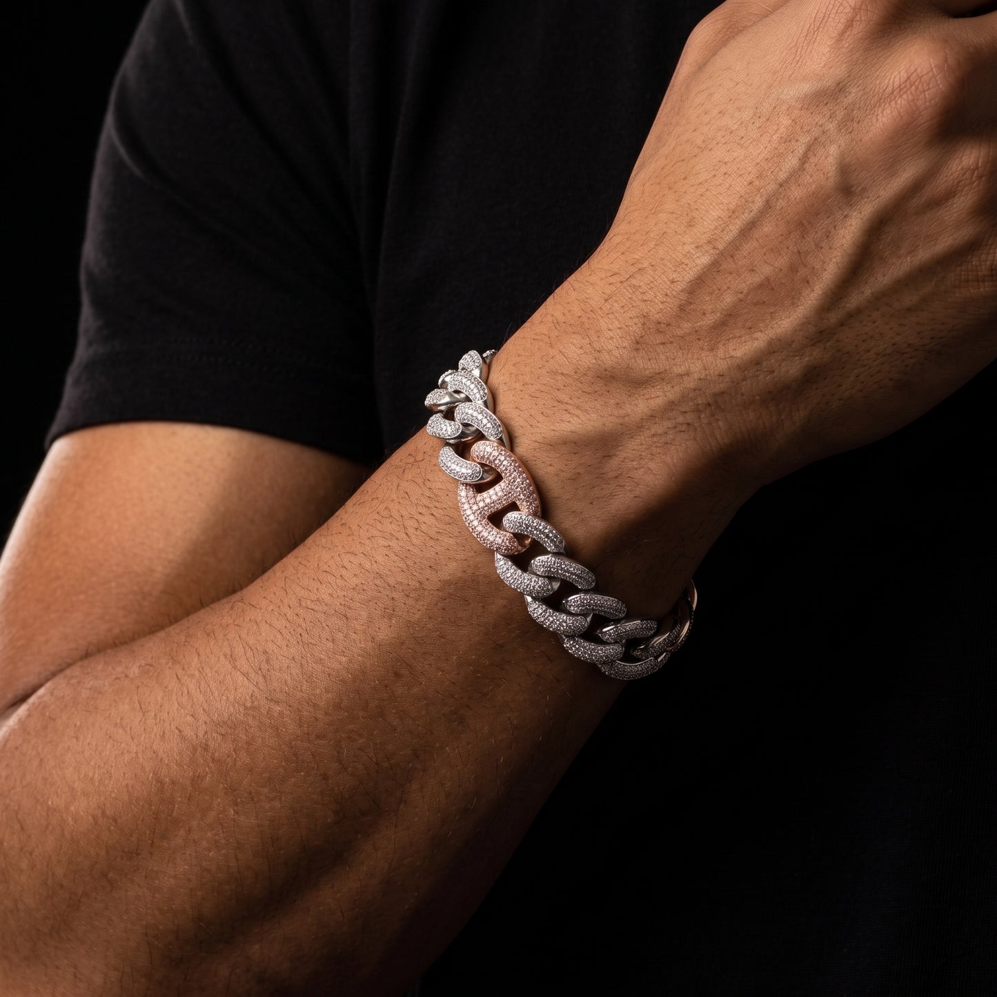 14mm Mariner Cuban Link Bracelet - Different Drips