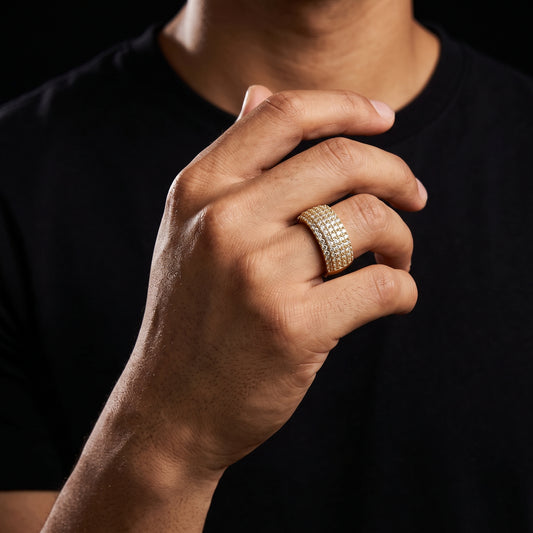 5 Layer Band Ring - Different Drips