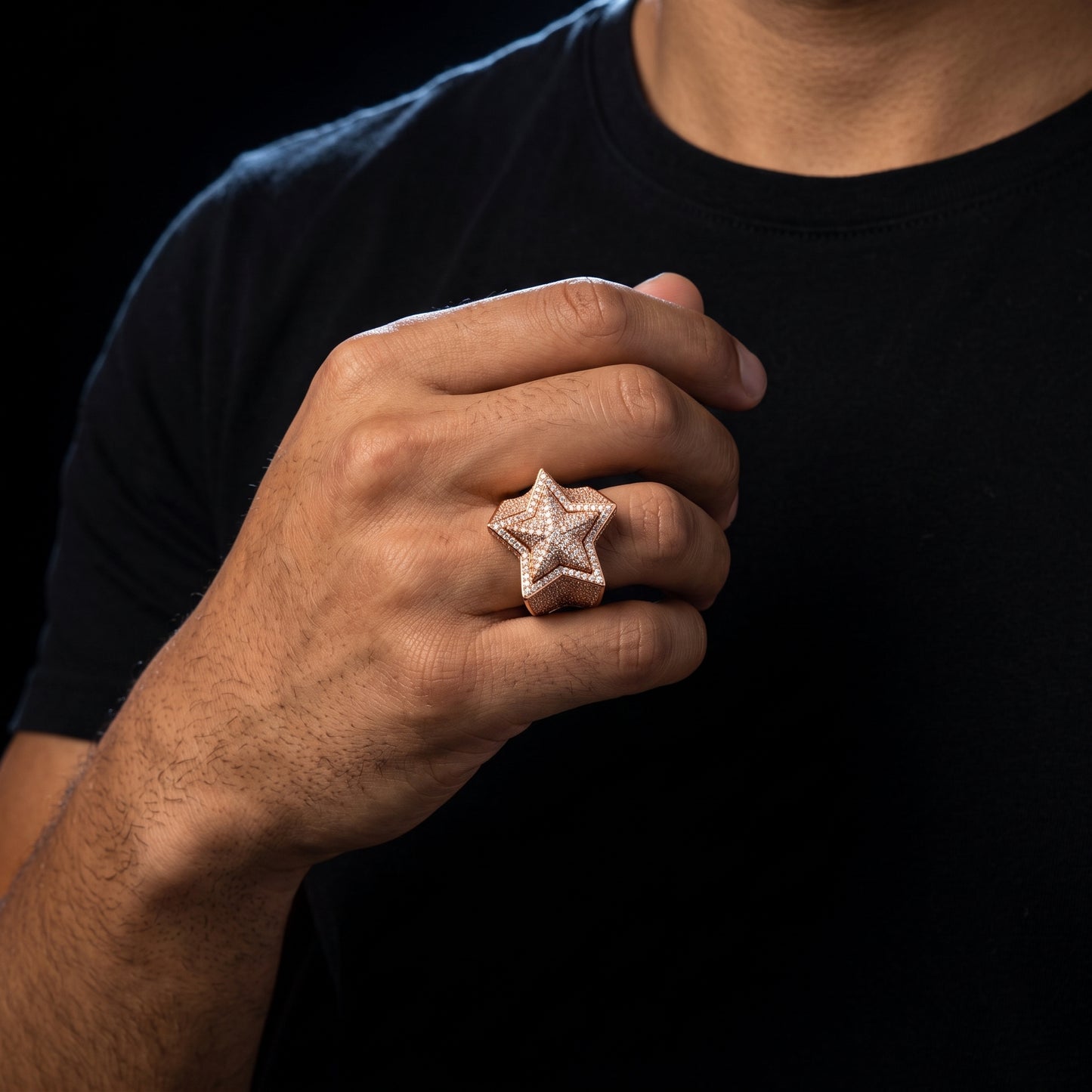 3D Five Star Ring - Different Drips