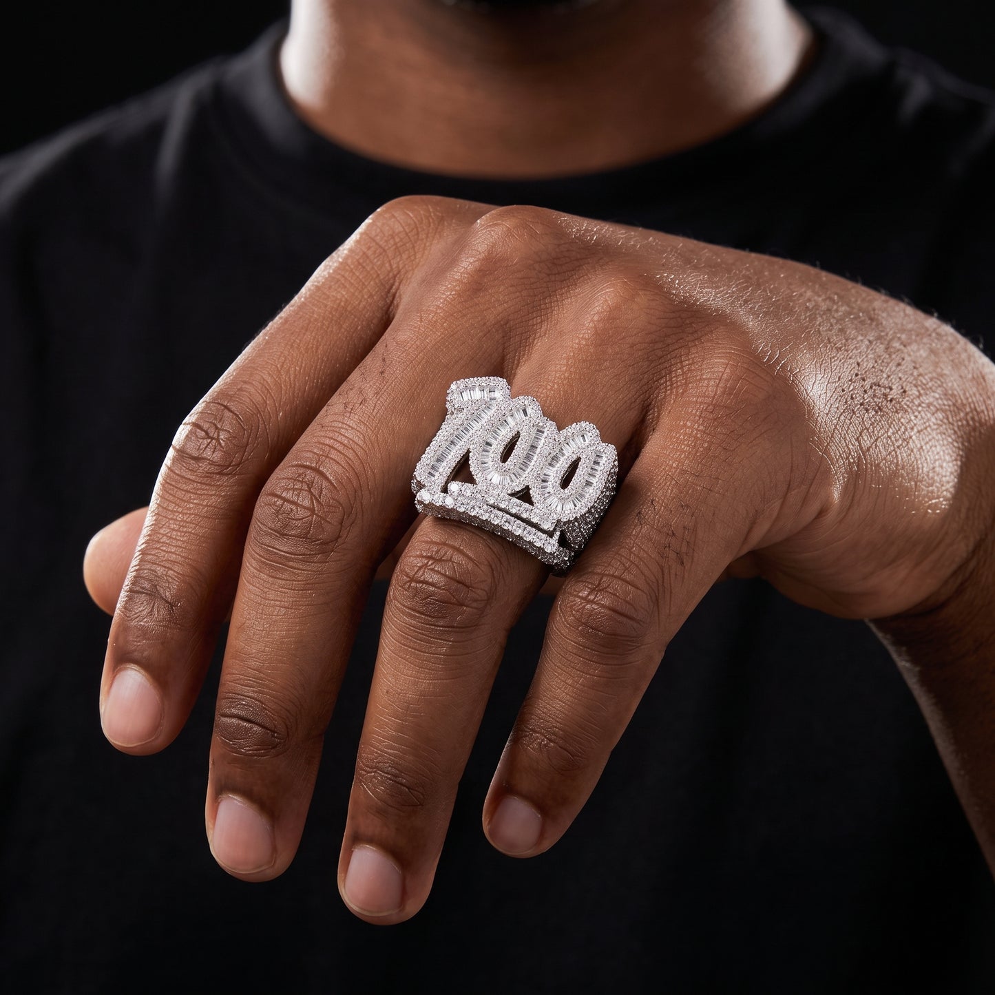 Baguette Hundred Emoji Ring - Different Drips