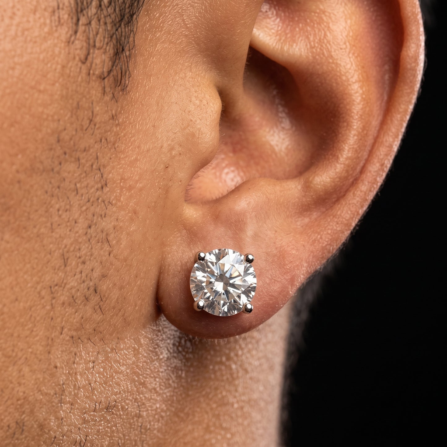 Classic Round Cut Stud Earrings - Different Drips