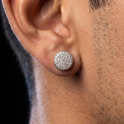 9MM Round Cut Stud Earrings - Different Drips