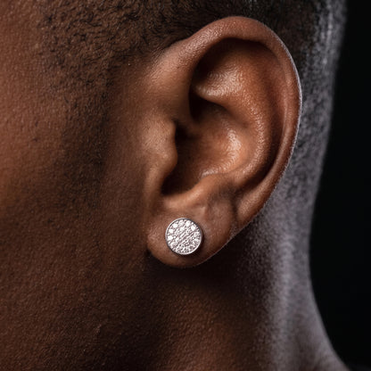Classic Slim Round Cut Stud Earrings - Different Drips