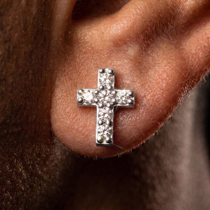 925 Sterling Silver Cross Earrings - Different Drips