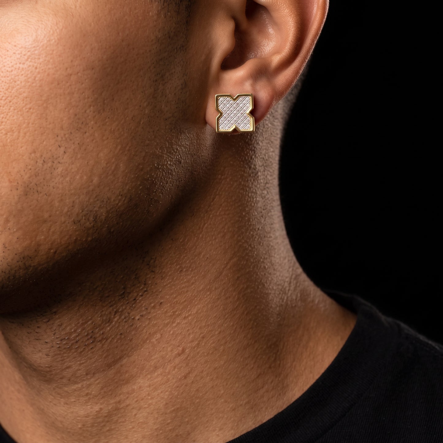 9mm Quatrefoil Stud Earrings - Different Drips