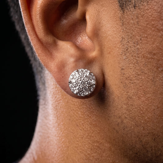 925 Sterling Silver Star of David Stud Earrings - Different Drips