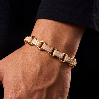 14mm Ring Link Box Bracelet - Different Drips