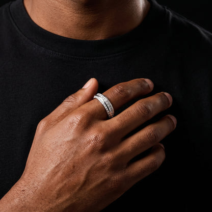 Two Layer Baguette Ring - Different Drips