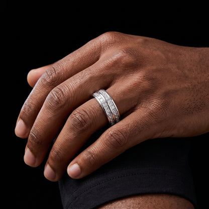 Two Layer Baguette Ring